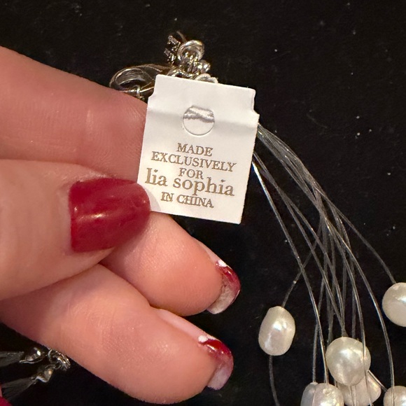 NWT Lia Sophia Elegant Pearl Necklace - Picture 5 of 5